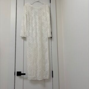Long lace dress